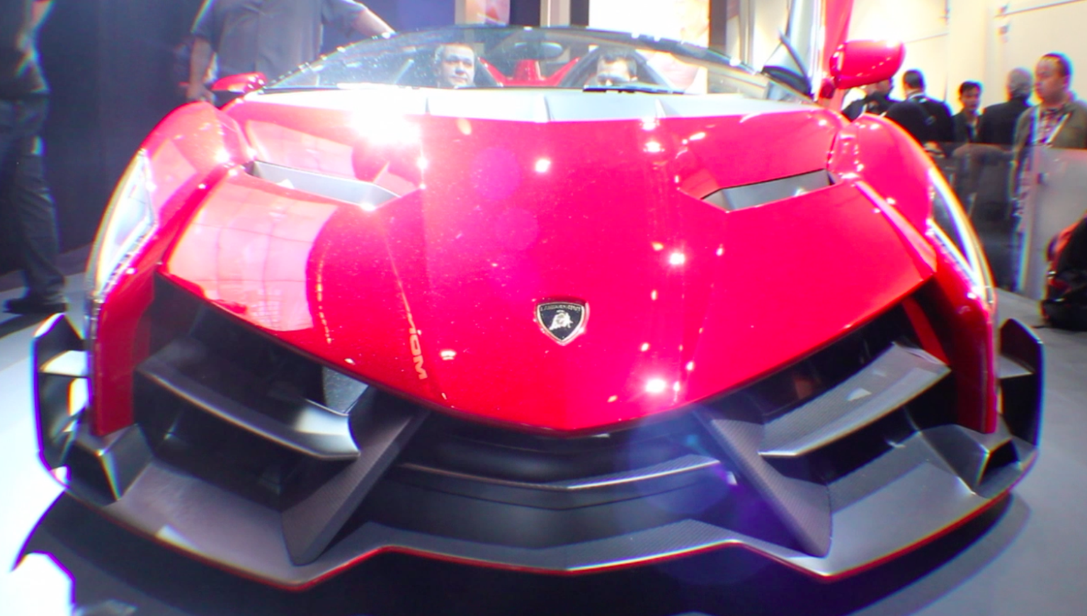 Exclusive Lamborghini Veneno Roadster features $100,000 Monster sound system