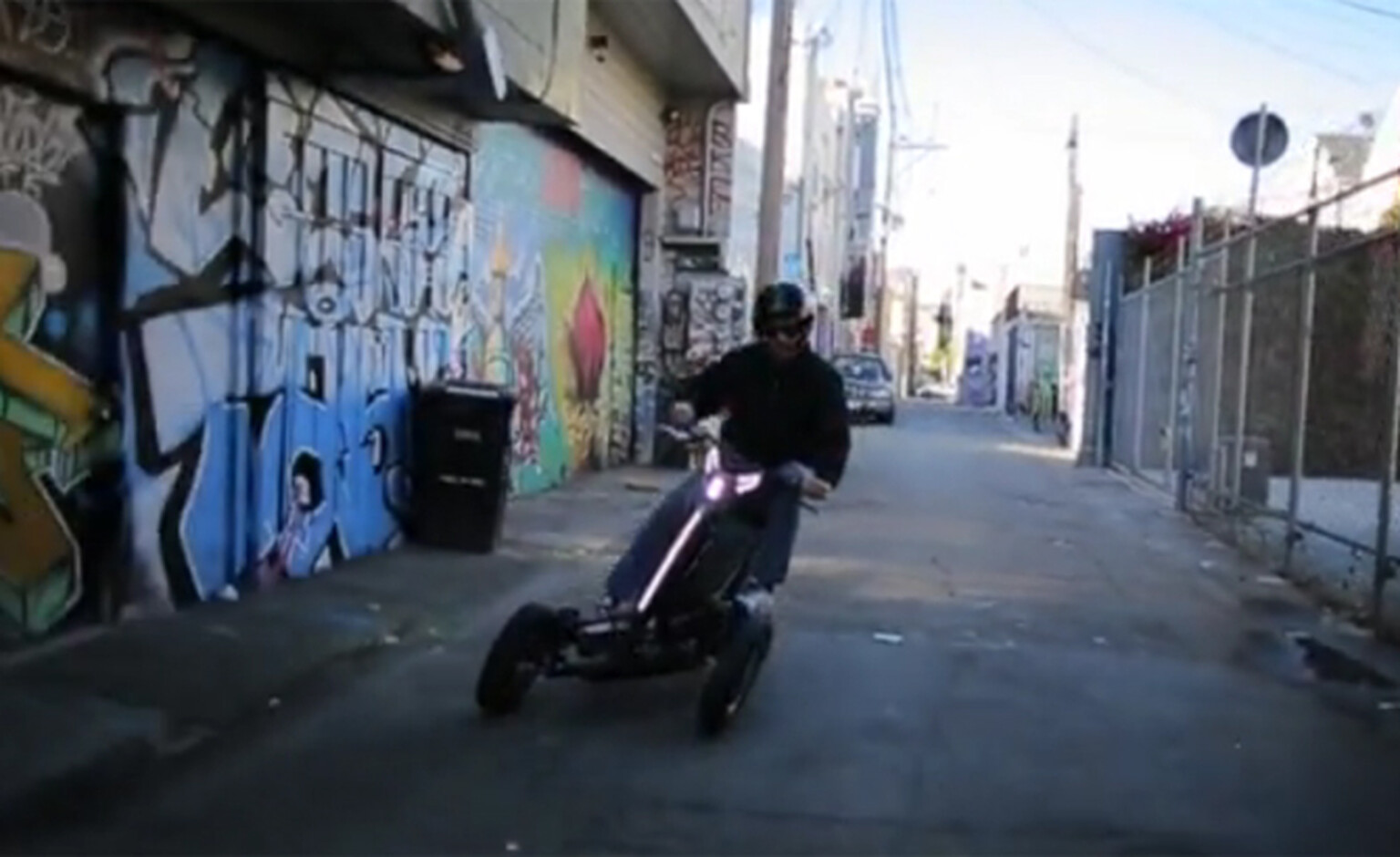 Sway Motorsport three-wheeler is a lean machine