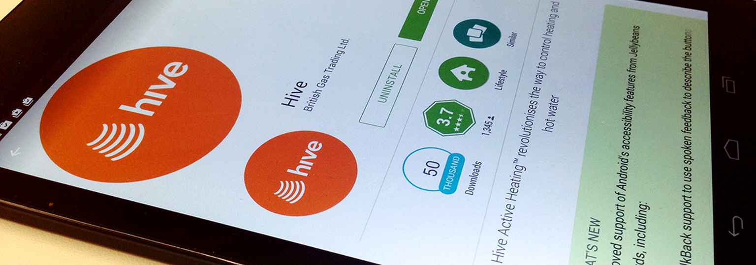 British Gas and RNIB port voice controls to Hive Android app