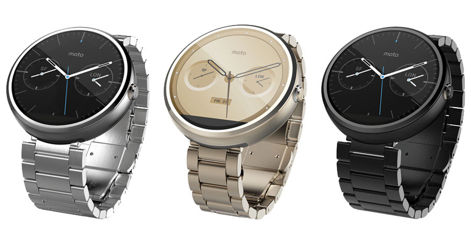Motorola launches three sexy new metal bands for the Moto 360