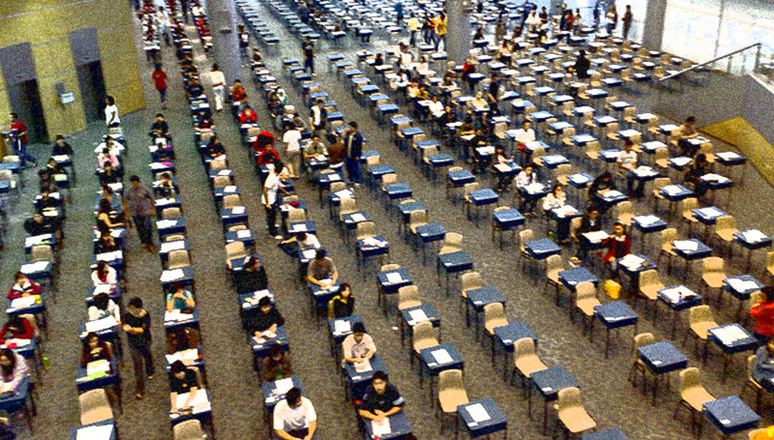 At this rate, we'll soon be doing exams naked