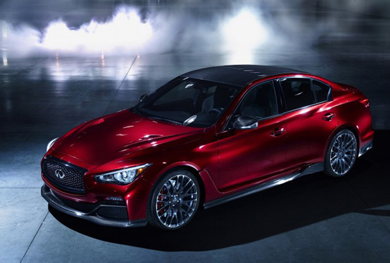 Infiniti Q50 Eau Rouge is the devil in red paintwork