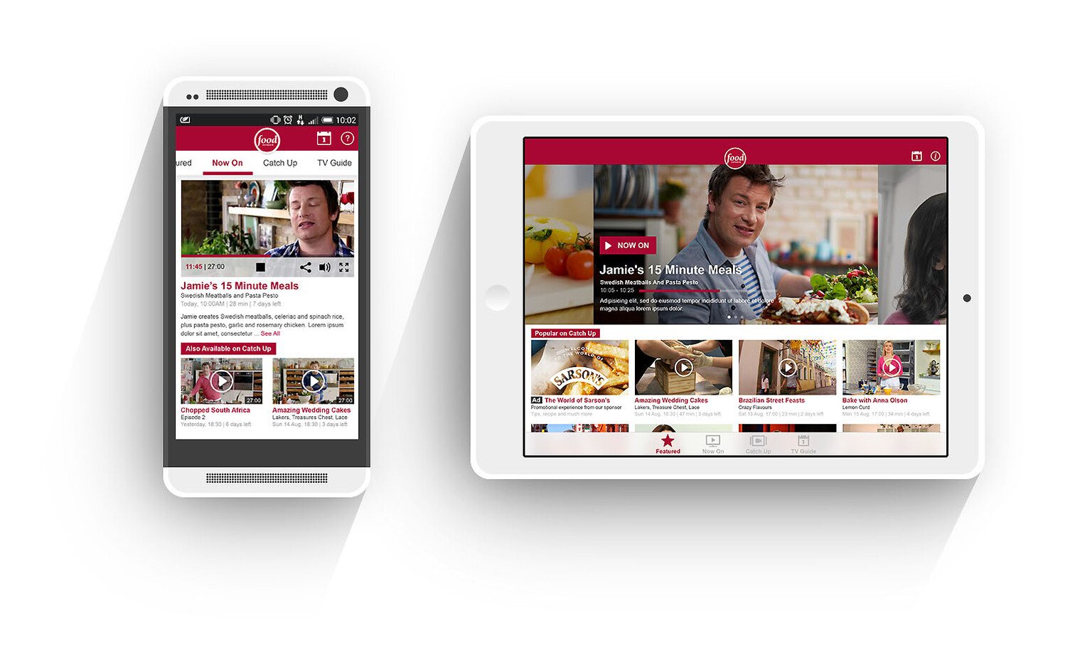 Food Network app launches for iOS and Android