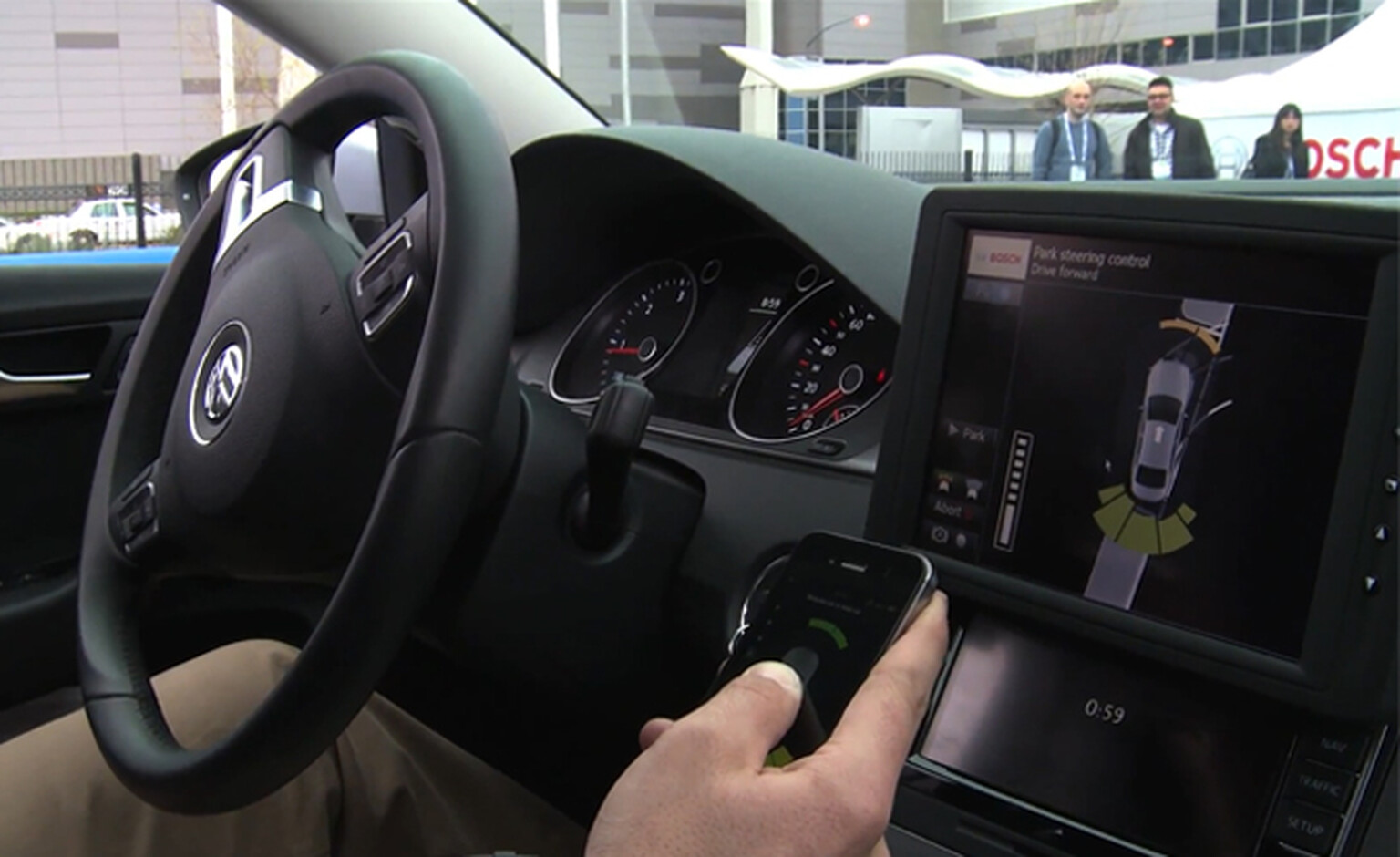 Bosch app parks your car while you watch