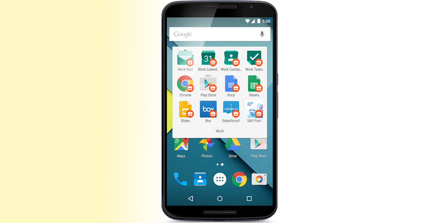 Android For Work lets you separate your office and personal lives