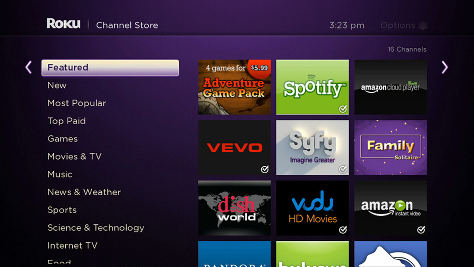 Roku adds Red Bull TV and CinemaNow to Channel Store