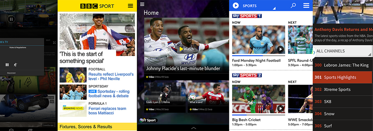 Best Chromecast sports apps