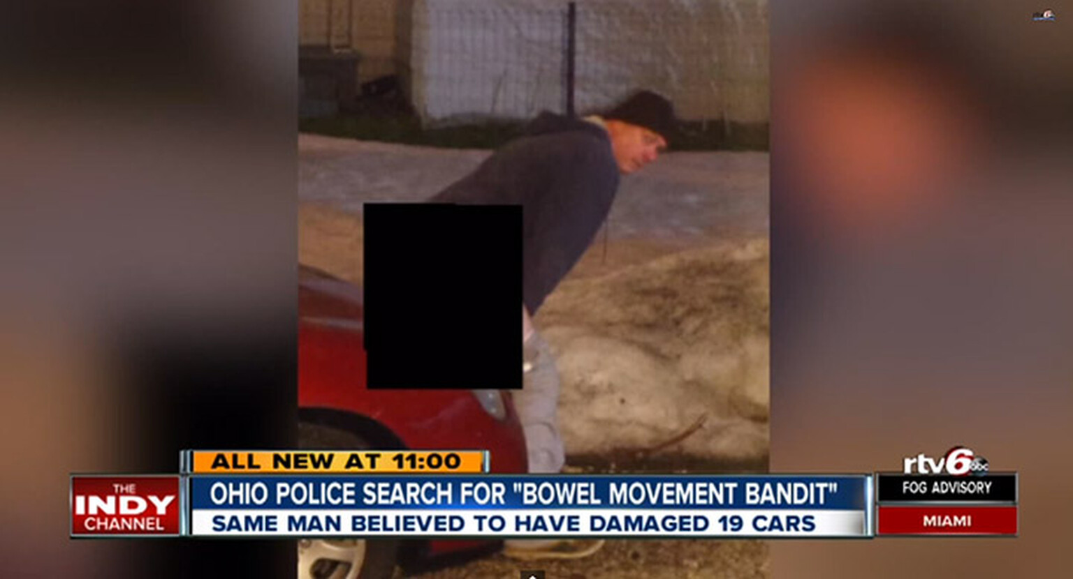 Is this the most disgusting car criminal ever?
