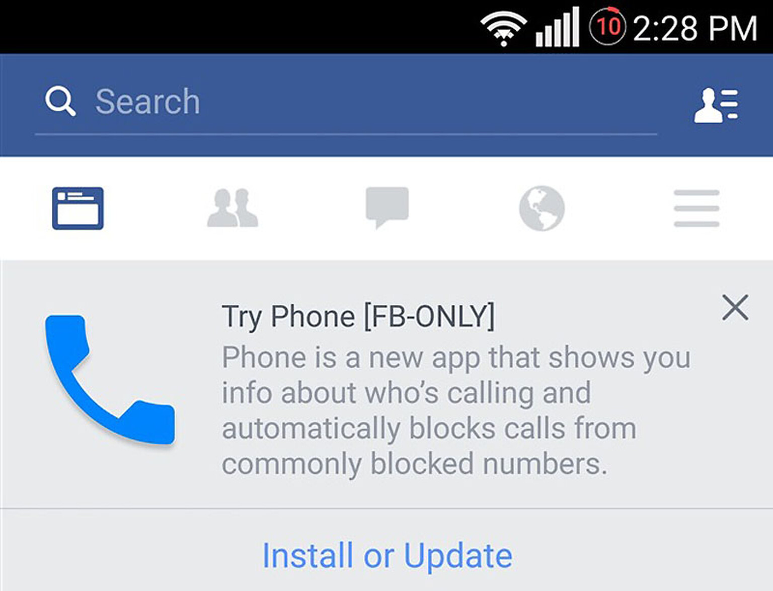 Facebook working on even more apps, including call blocker
