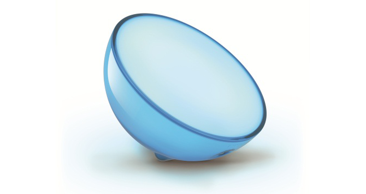 Philips’s Hue Go is a portable colour-changing wireless bowl of light