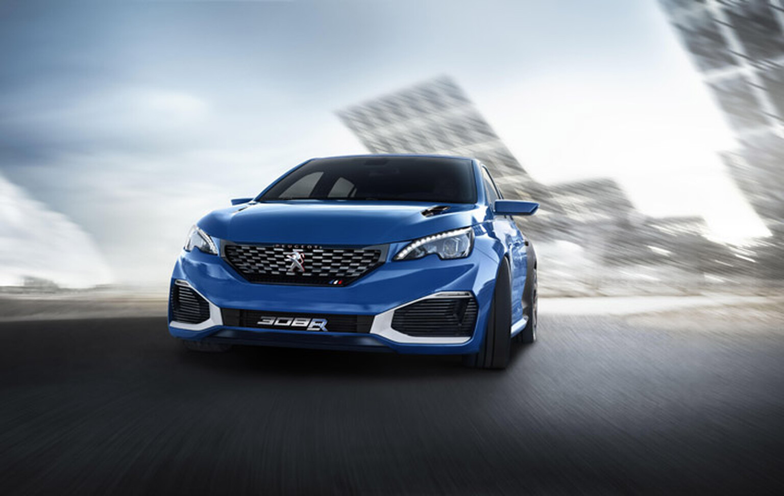 Peugeot 308 R HYbrid is a 500hp environmentally-friendly monster