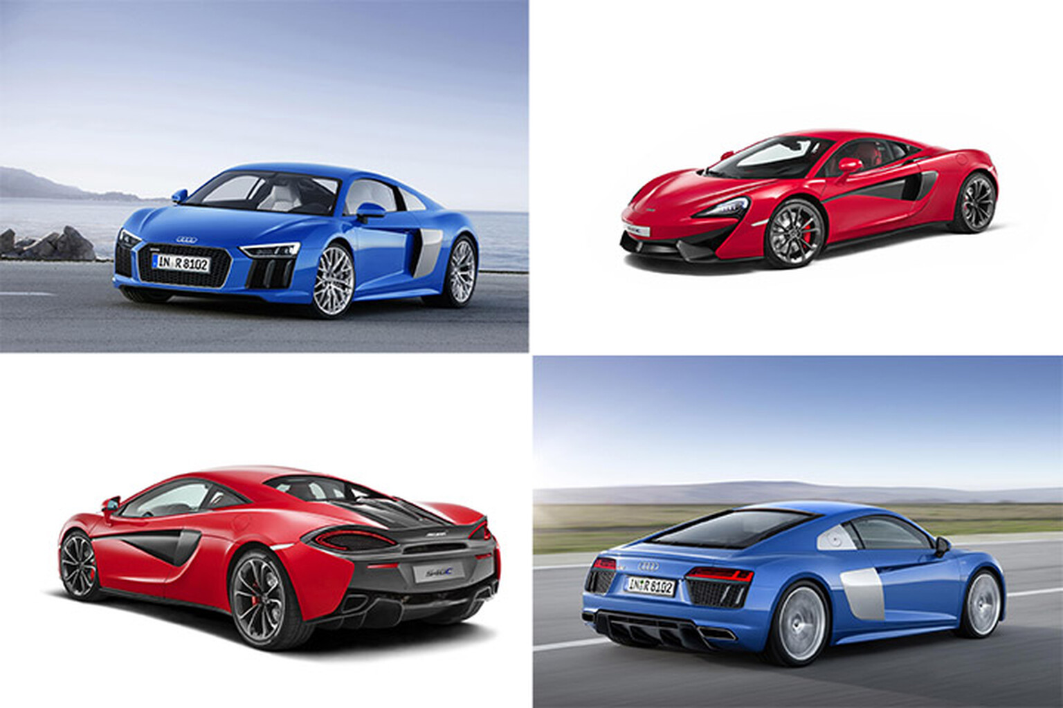 McLaren 540C vs Audi R8 V10: Sub-£130,000 showdown
