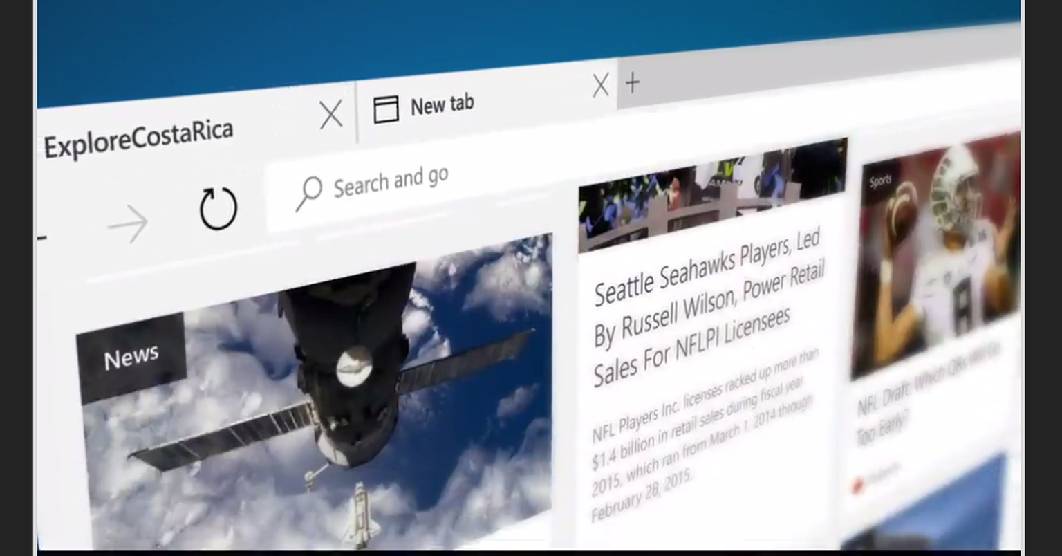 Internet Explorer's replacement revealed as Microsoft Edge