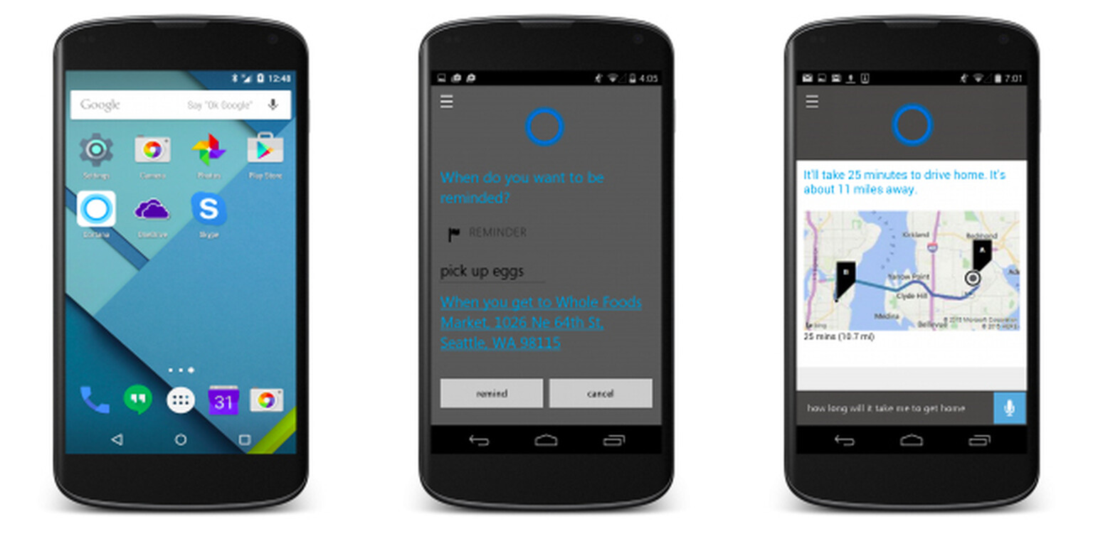 Microsoft Windows 10 is bringing Cortana to Android and iOS devices