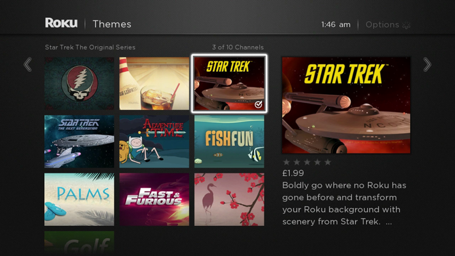 Roku brings custom background support to the UK
