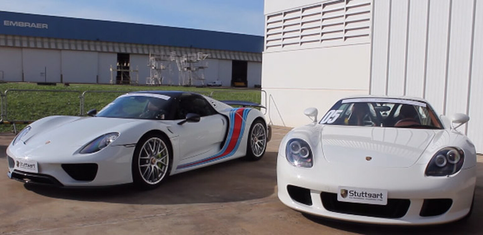 Porsche 918 vs Carrera GT: Which is faster in a drag race?