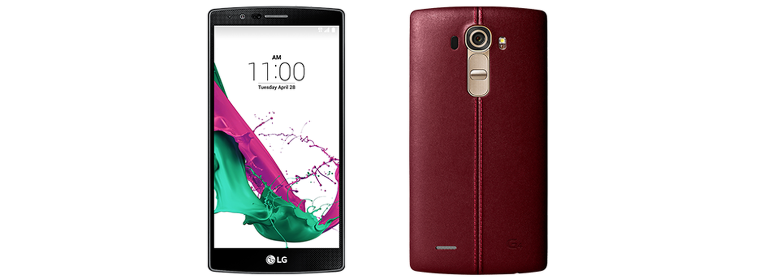 LG G4 in sexy red leather hits Vodafone