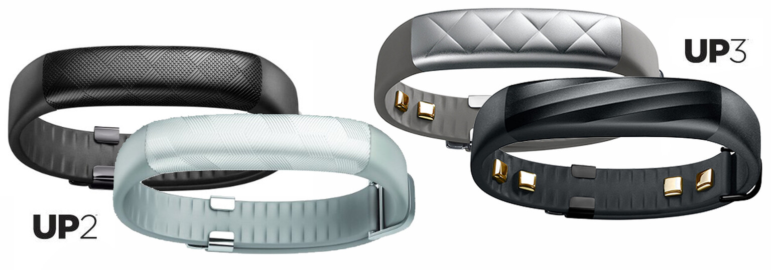 Jawbone’s UP2 and UP3 fitness trackers touch down in the UK