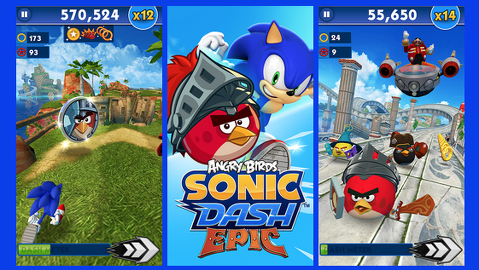 Sonic teams up with Angry Birds and now he's dead to us