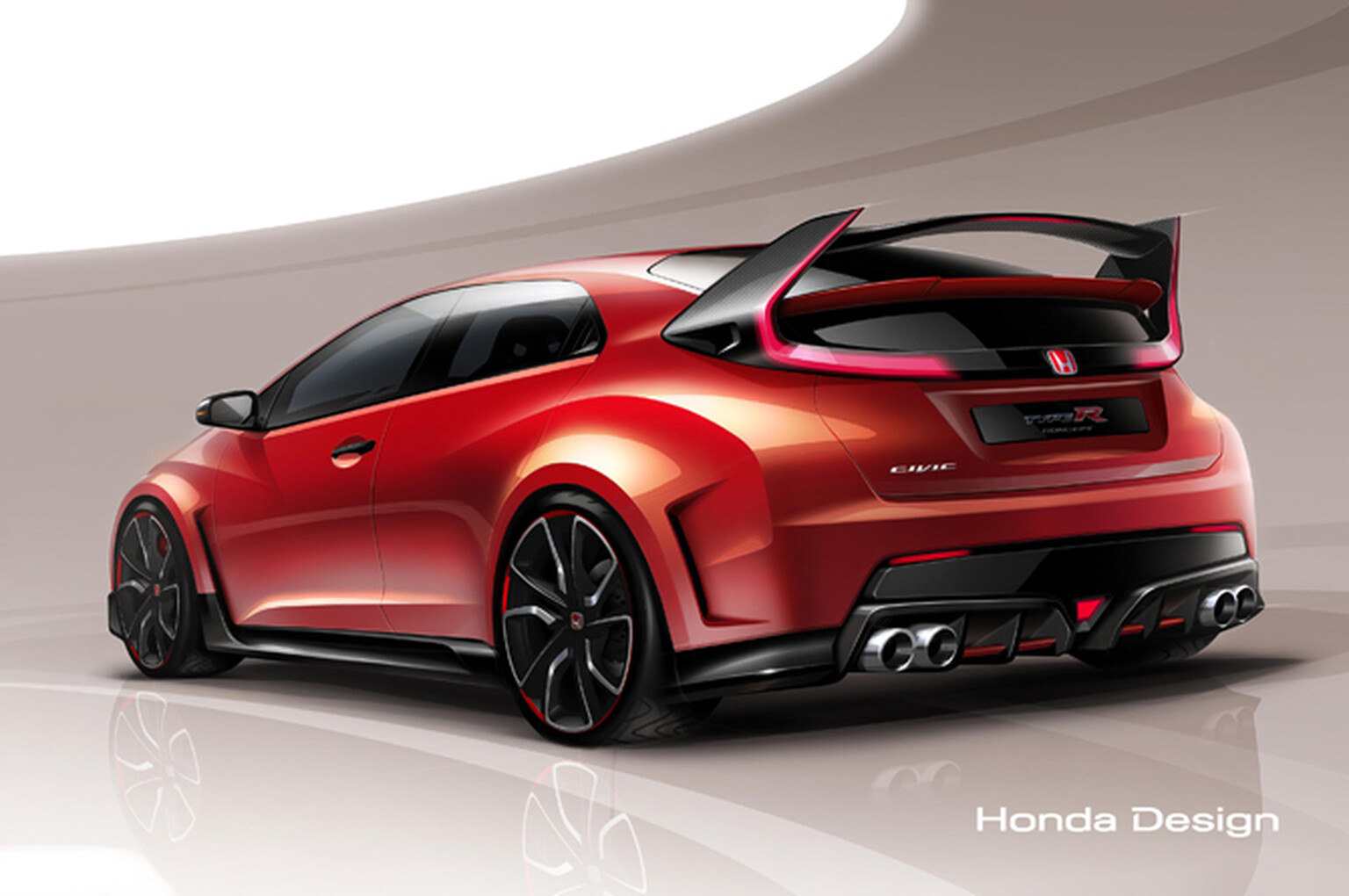 Honda Civic Type R Concept is a 'racing car for the road'