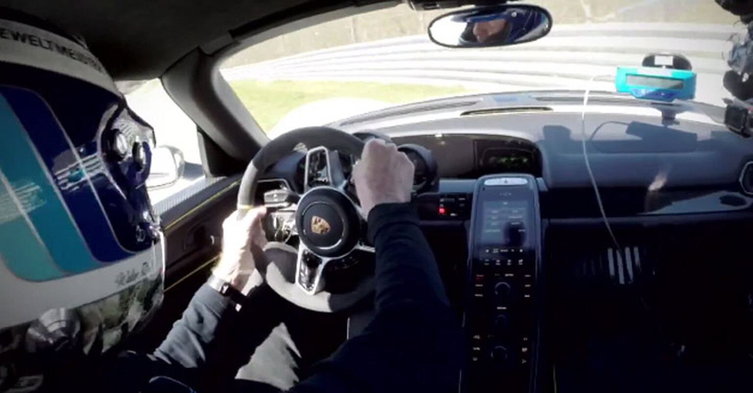 Watch a rally legend lose control of the Porsche 918 Spyder
