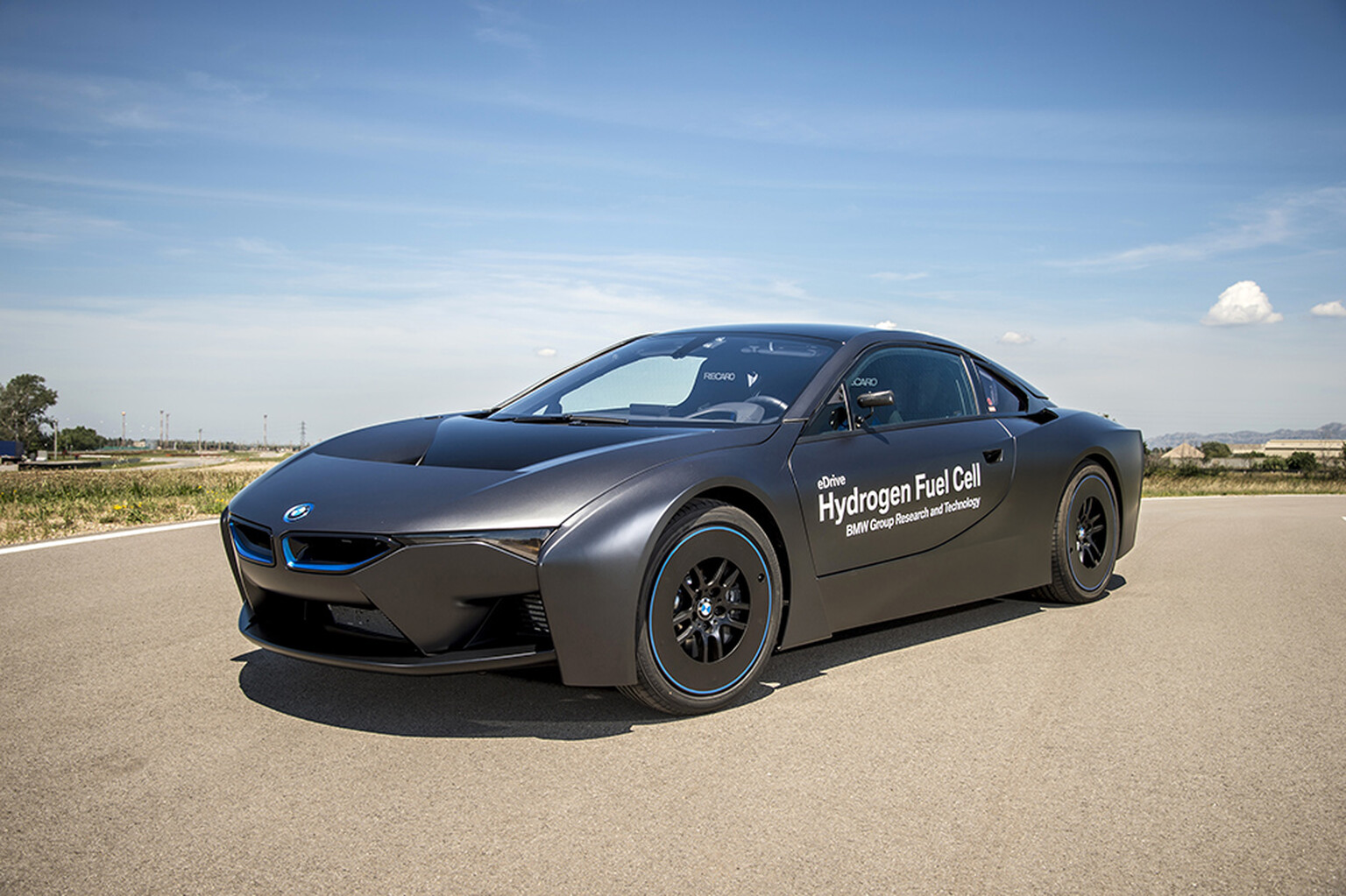 Meet the BMW i8 mule that runs on hydrogen