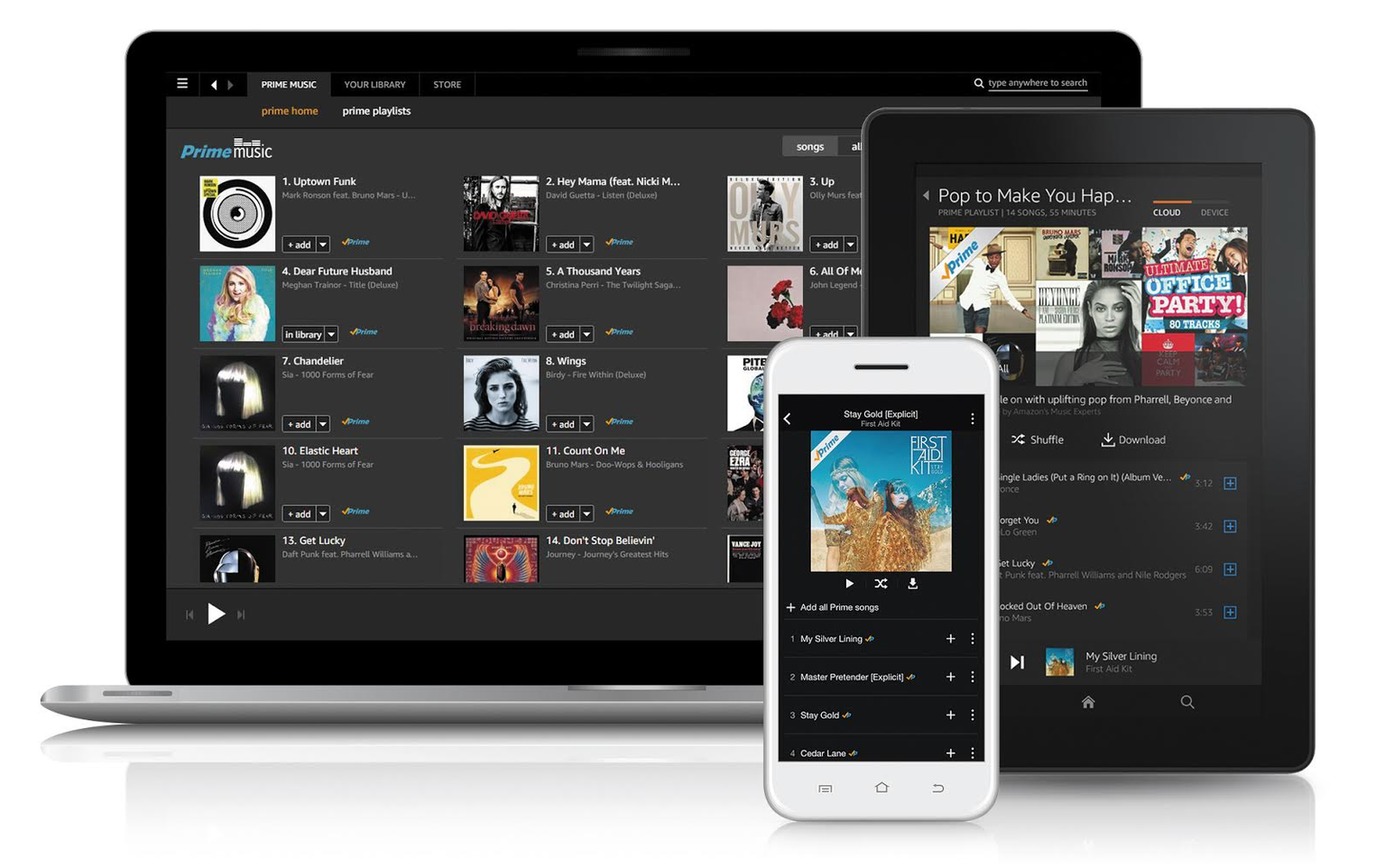 Amazon Prime Music enlists One Direction and David Bowie in fight with Spotify, Apple, Deezer