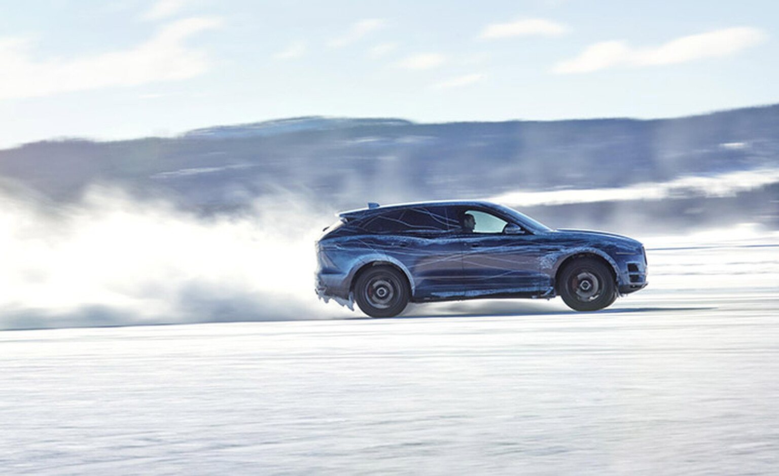 Jaguar images show the F-Pace being put through its paces