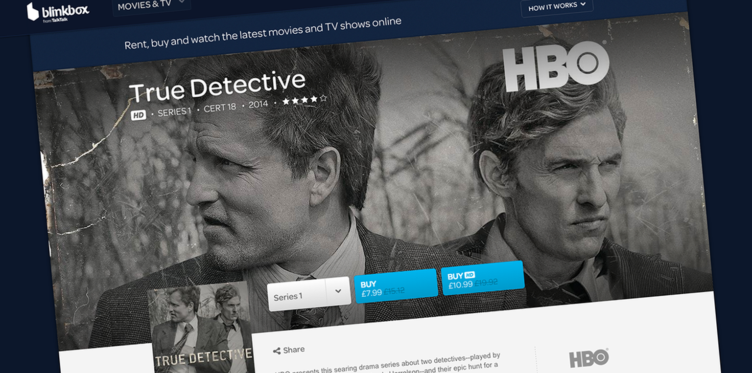 True Detective season 1 turns up for £7.99 on Blinkbox and TalkTalk TV