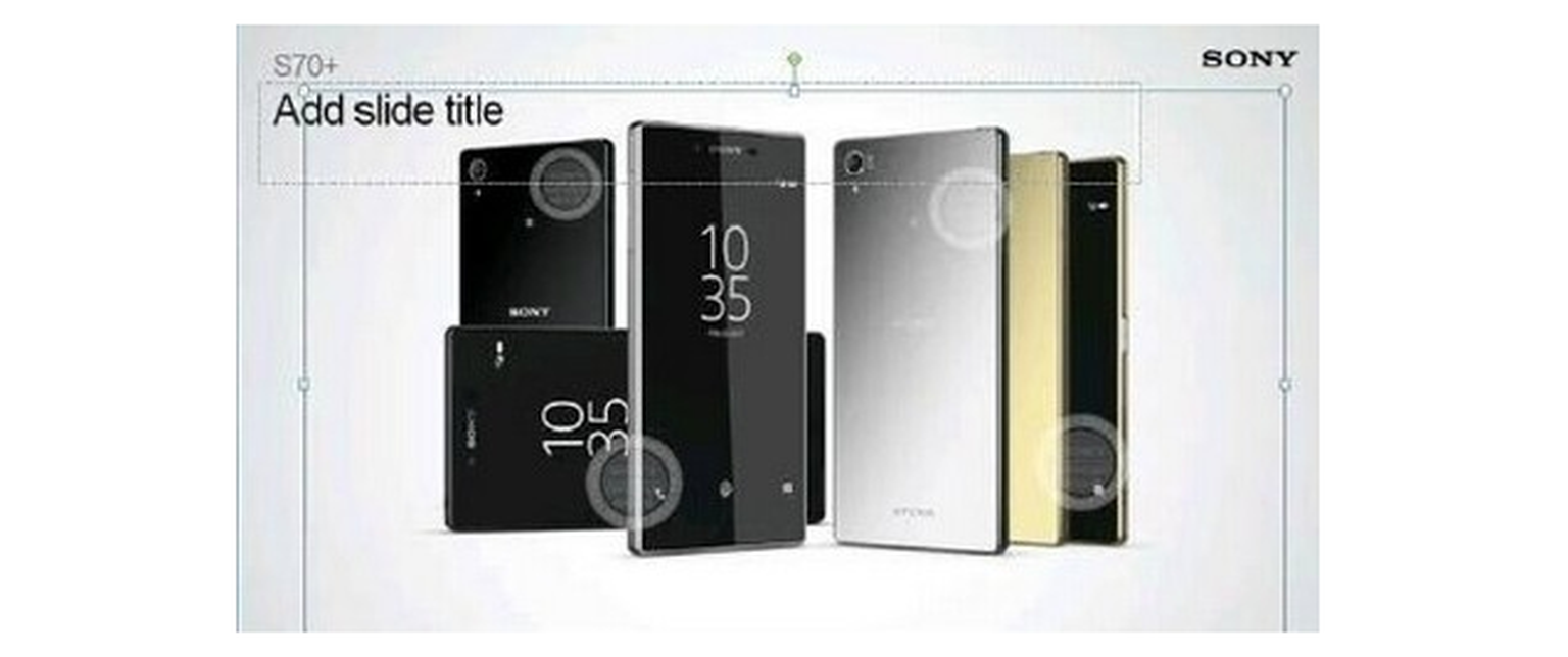 Sony's new flagship phone leaks in promo pic