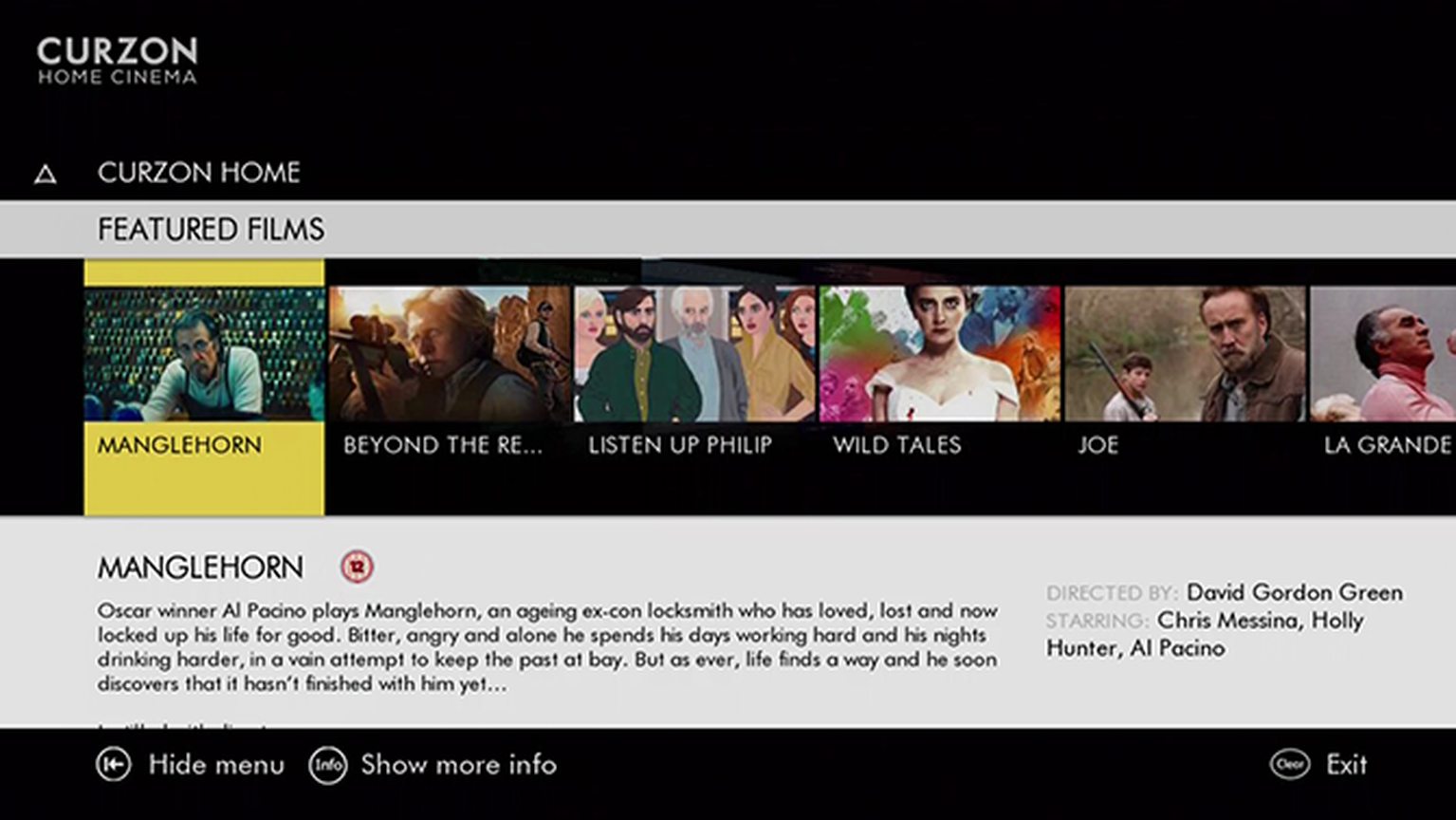 Virgin Media TiVo offers arthouse on-demand with Curzon Home Cinema