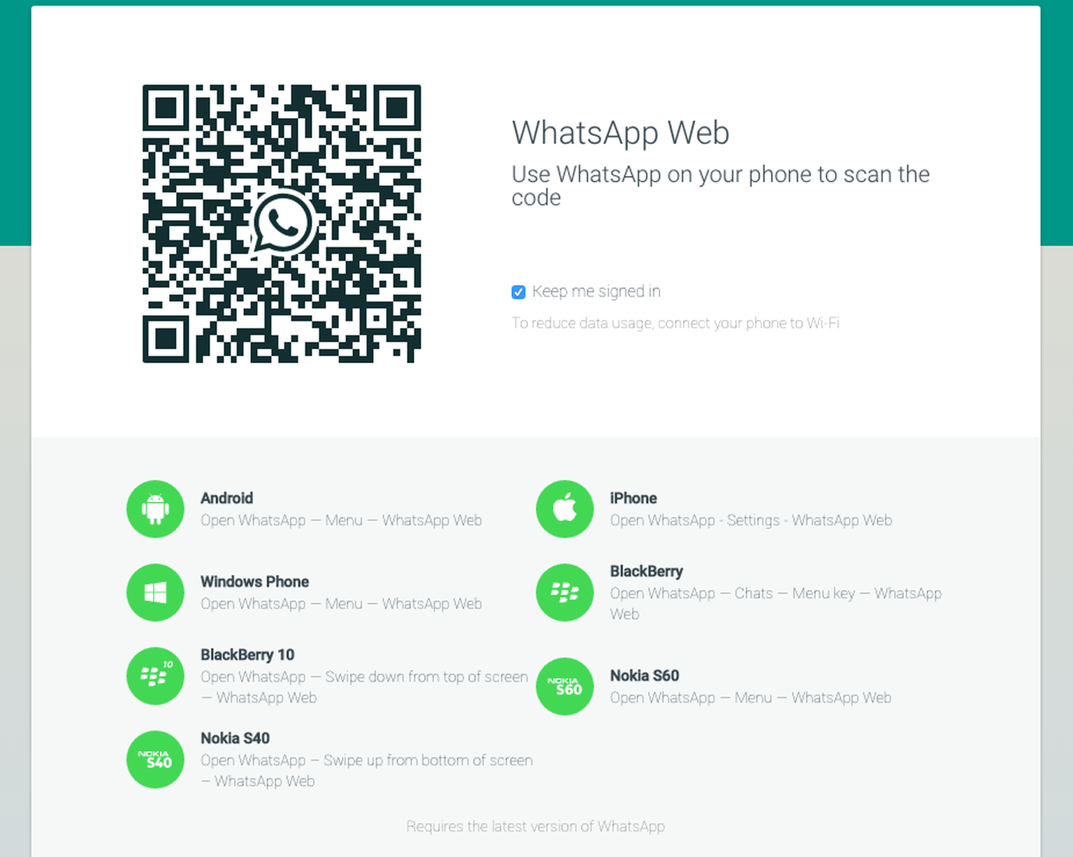 iOS users can finally enjoy WhatsApp’s web client experience