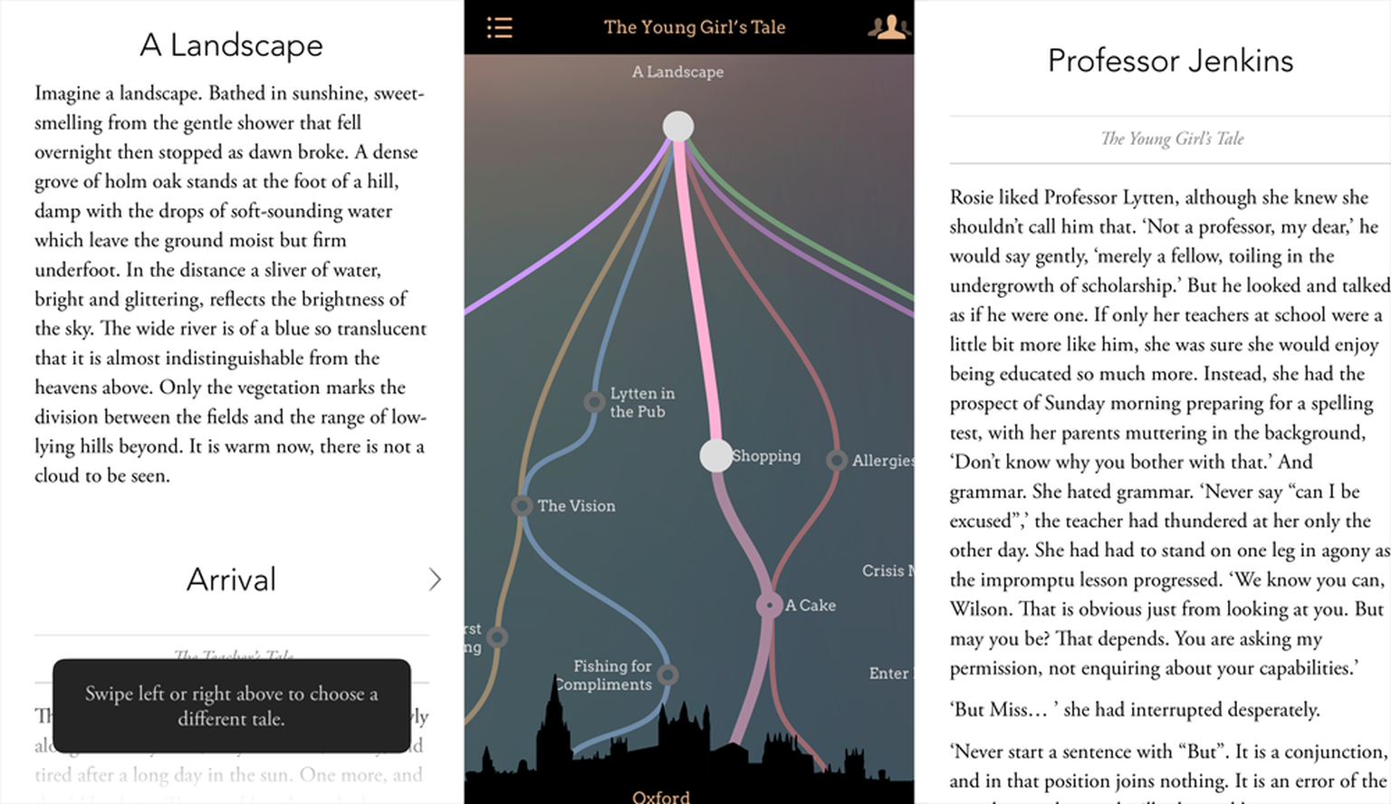 Iain Pears' Arcadia app review