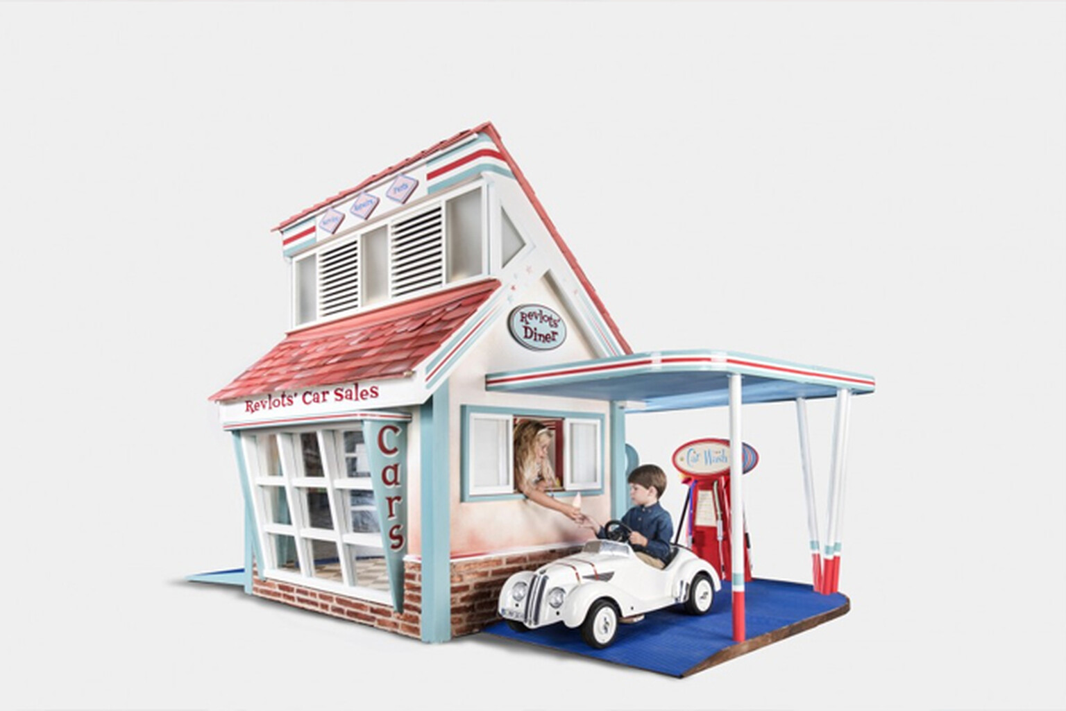 The ultimate playhouse for budding petrolheads?