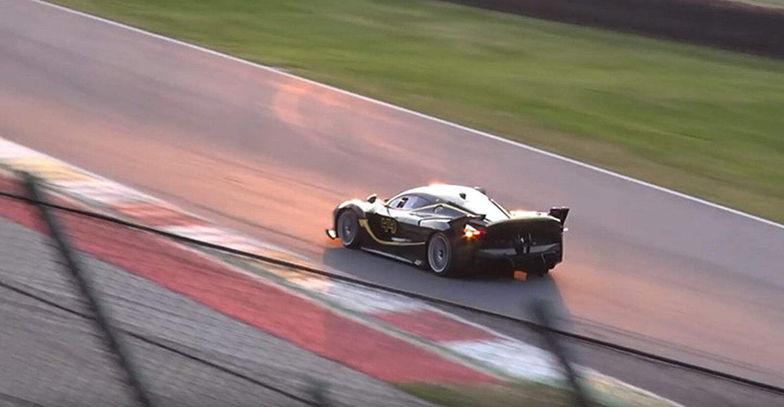 Watch the Ferrari FXX K hypercar in action