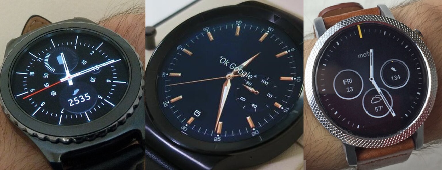 Samsung Gear S2 vs Motorola Moto 360 vs Huawei Watch: Which is best for me?