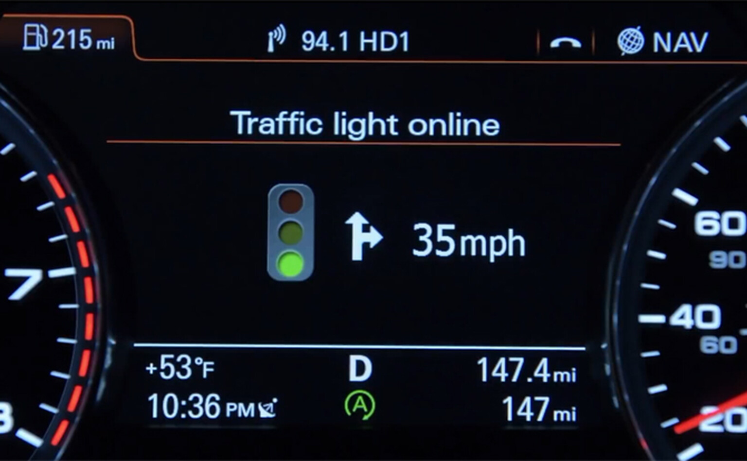 Audi traffic light recognition system needs to be green-lighted