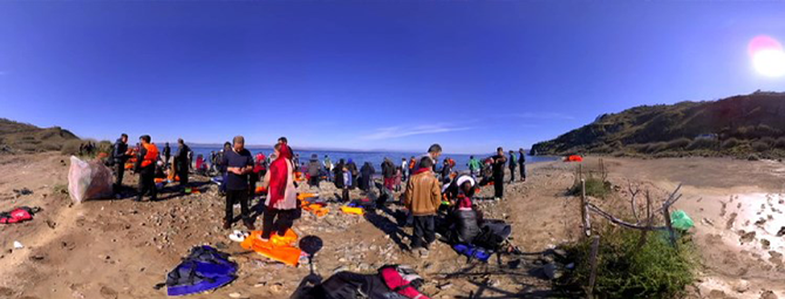 Sky News takes Jaunt VR camera rig to the Migrants Crisis