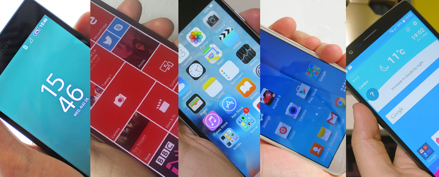 Lumia 950 vs Xperia Z5 vs Galaxy S6 vs LG G4 vs iPhone 6s