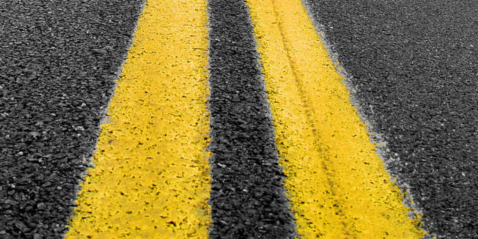 Council paints 46cm stretch of double yellow lines