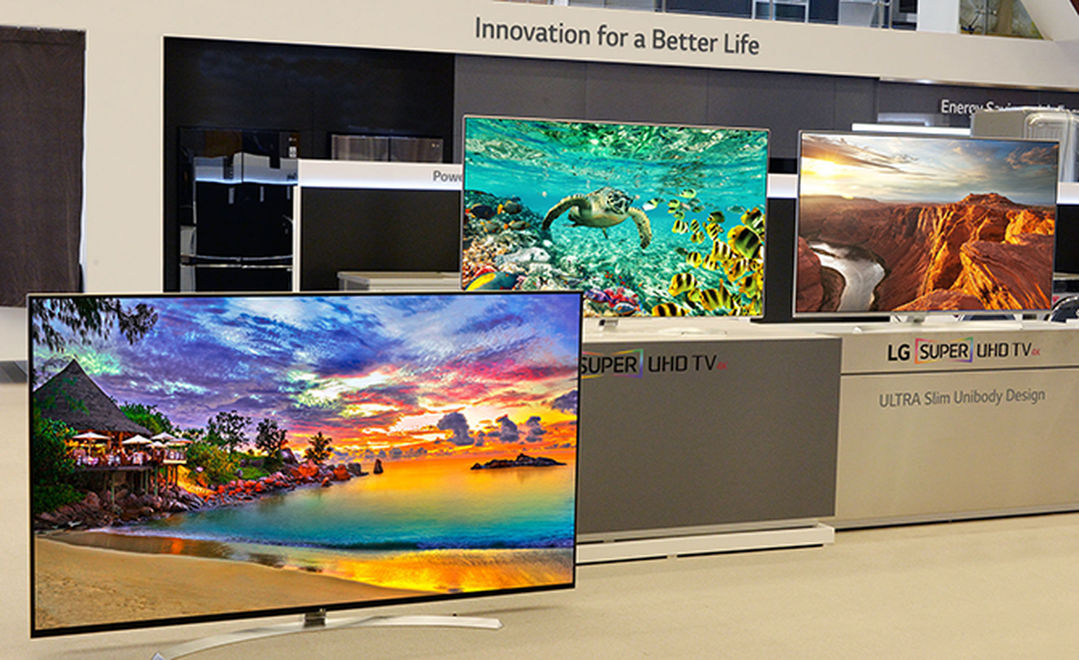 LG’s super slim Super UHD TVs promise SDR-HDR conversion