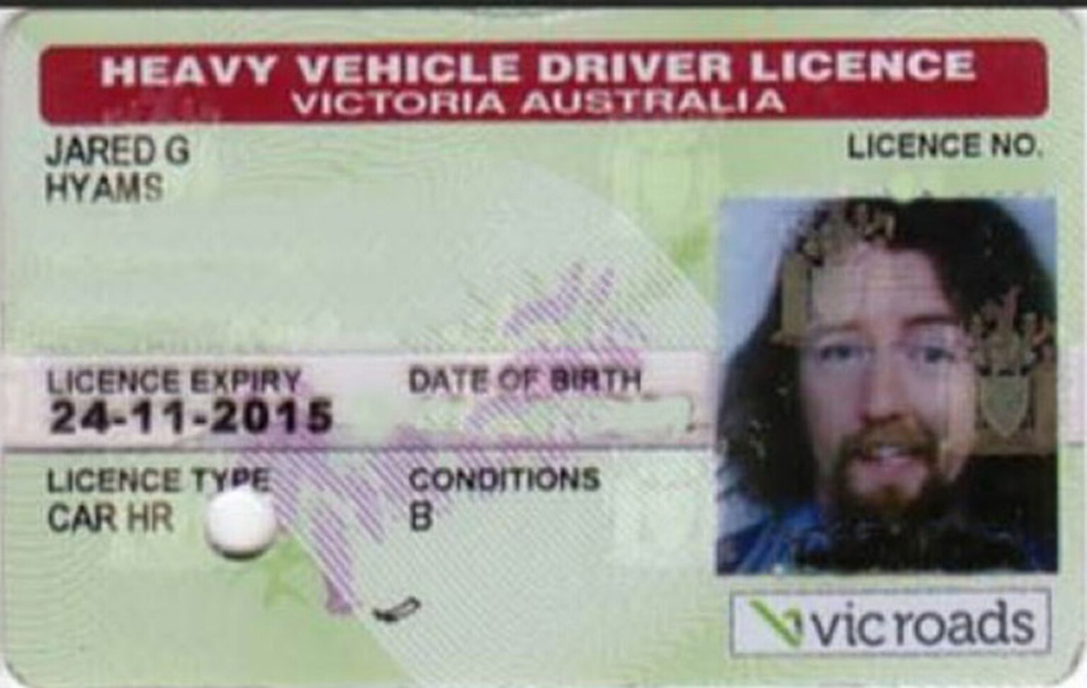The man who signed his driving licence with a genitals sketch