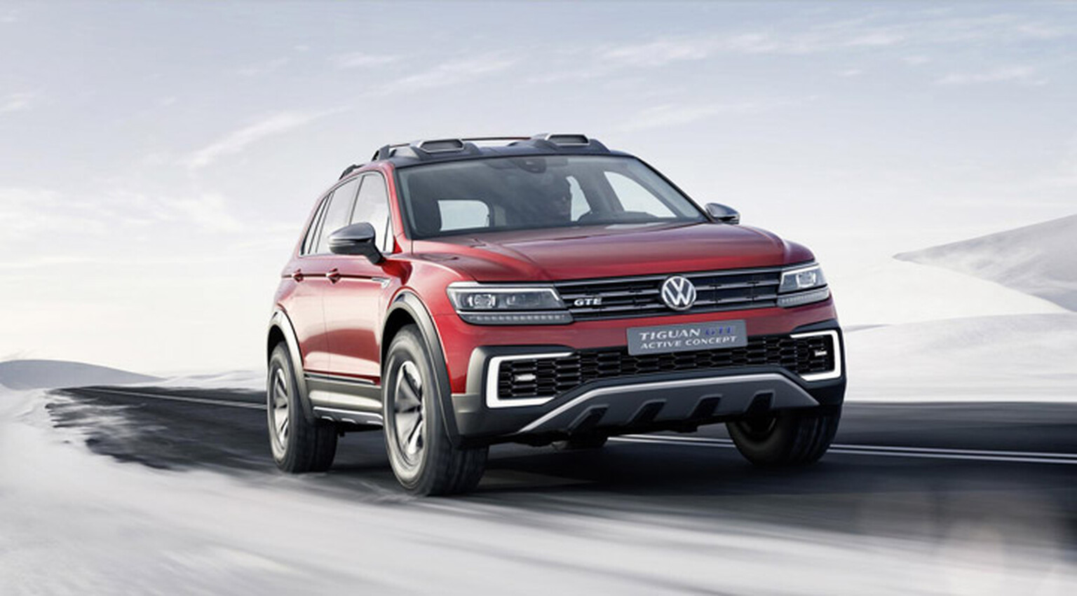 VW Tiguan GTE Active concept is a plug-in hybrid off-roader