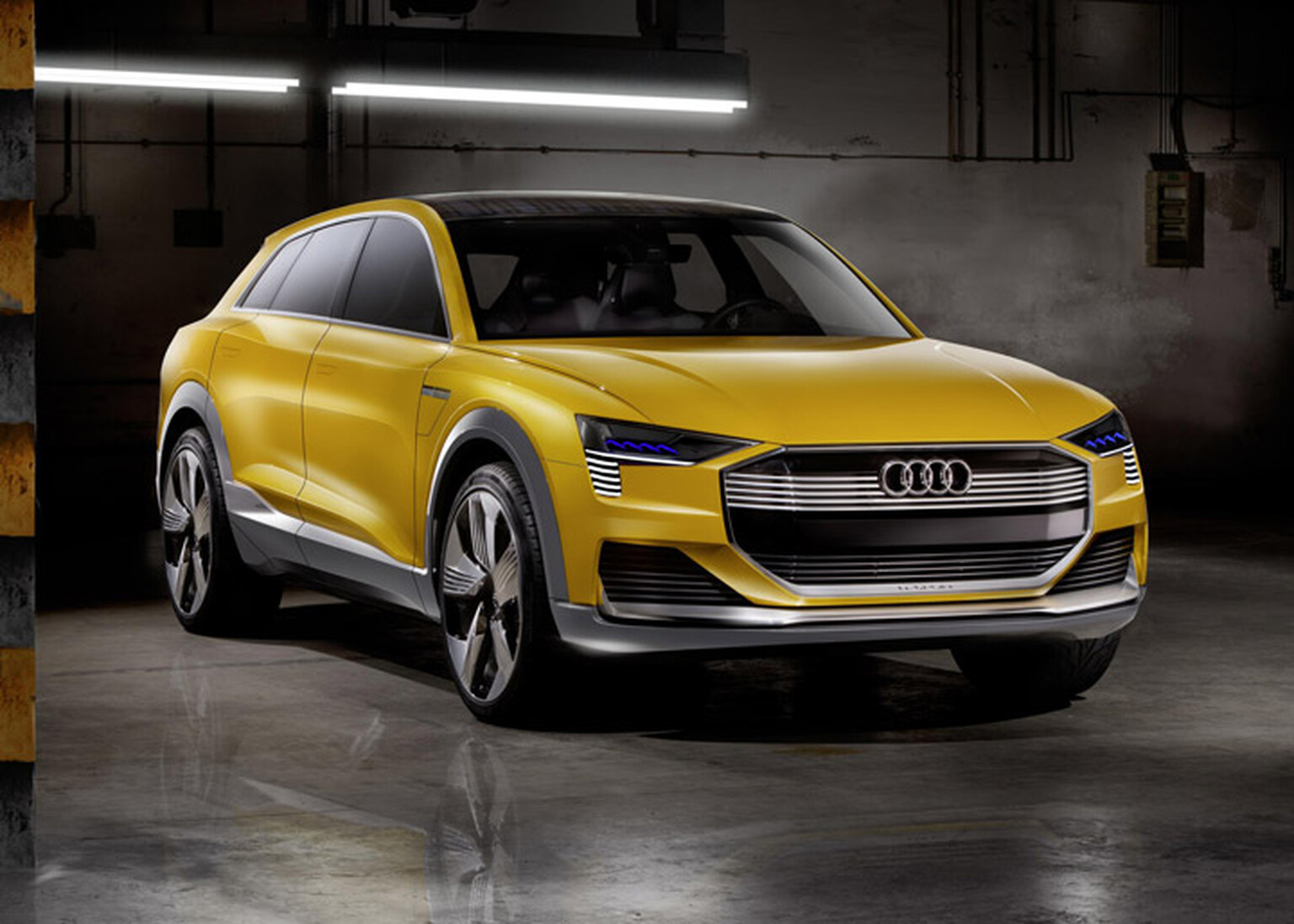 Oh look, it's the hydrogen-powered Audi h-tron quattro concept