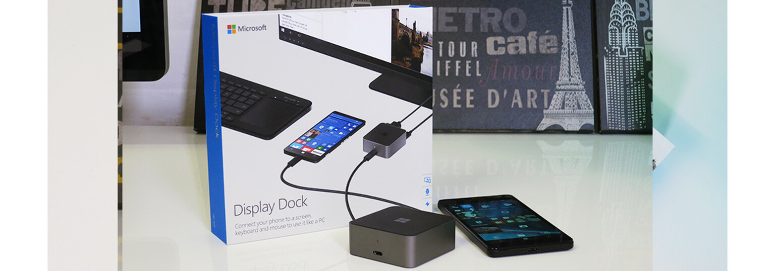 Microsoft Continuum Display Dock unboxing and hands-on