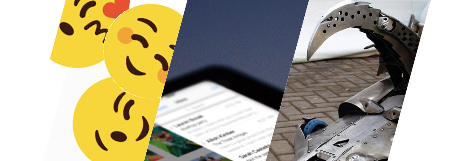 Weekly roundup: Emojis are sexy, iOS now helps you sleep better and Robot Wars returns