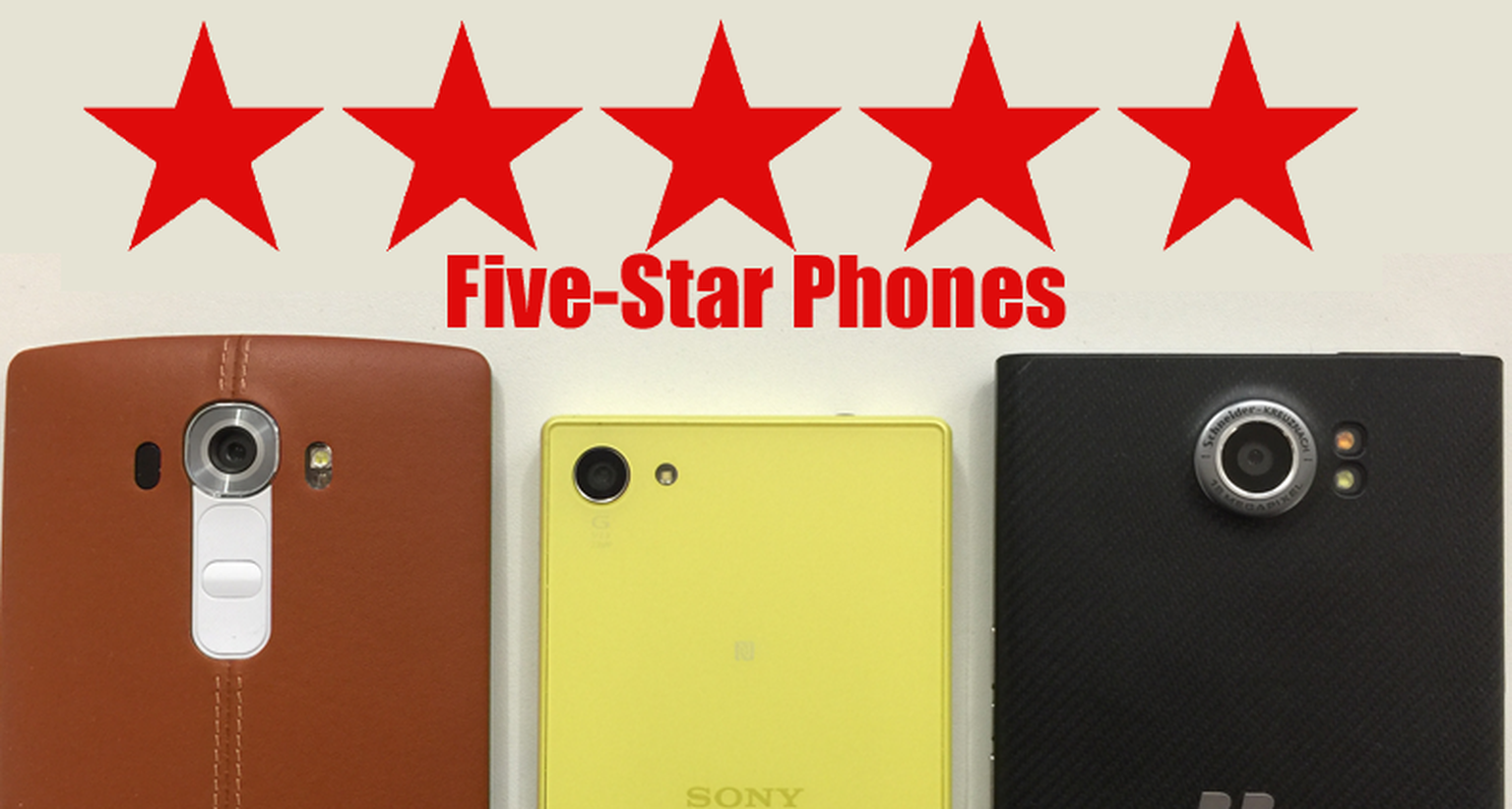 Best of the best: All of our five-star rated phones from 2015