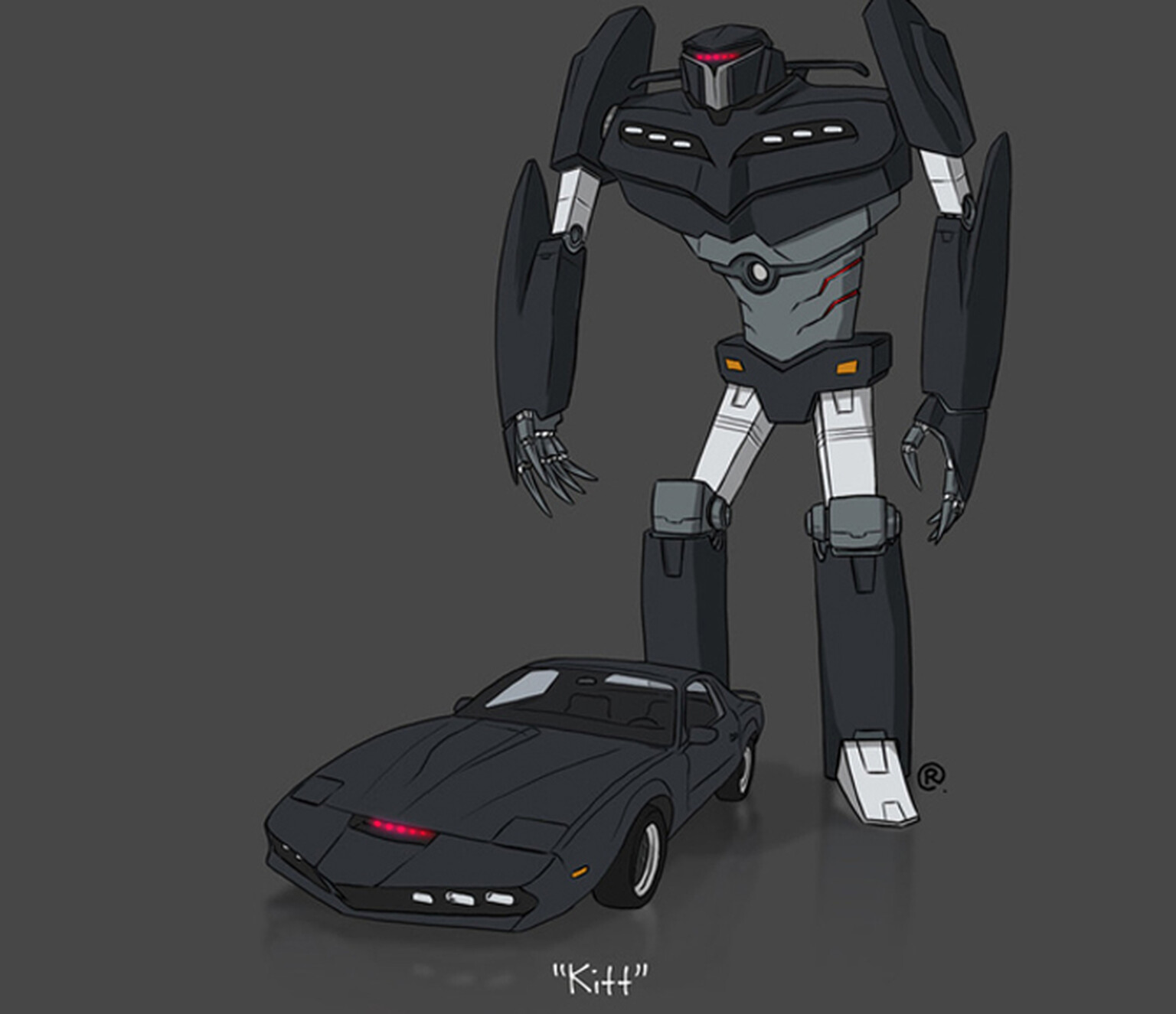 Artist turns famous vehicles into Transformers