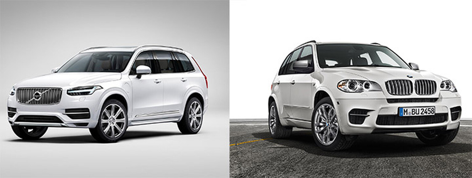 Volvo XC90 T8 vs BMW X5 xDrive40e: Plug-in hybrid showdown