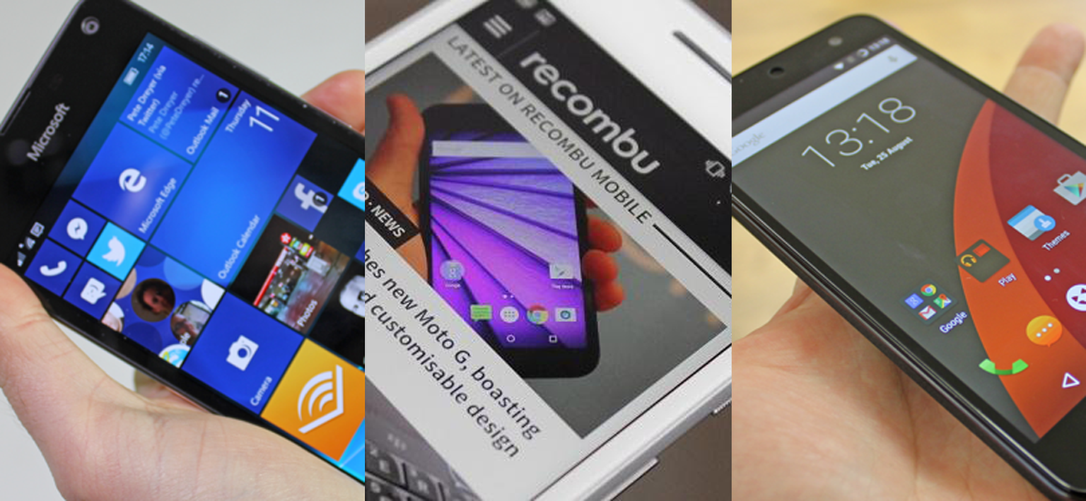Microsoft Lumia 650 vs Motorola Moto G vs Wileyfox Swift